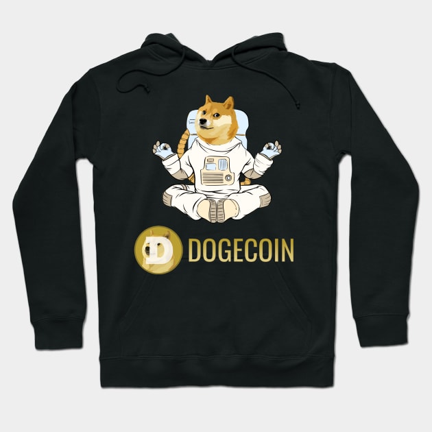 Dogecoin coin Crypto coin Cryptocurrency Hoodie by JayD World